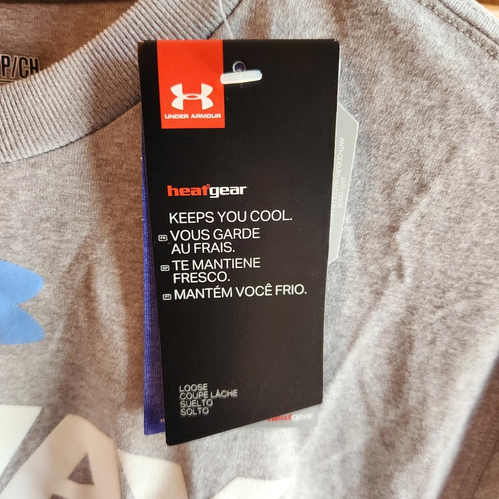 Nwt Under Armour Gray Long Sleeve Men's Shirt - Picture 3 of 8